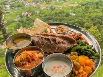 Dhindo Nepali Food