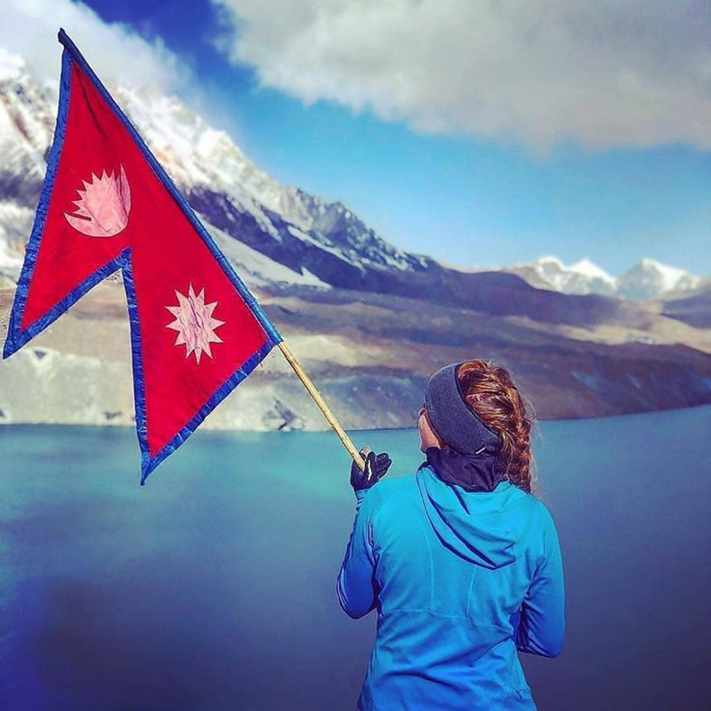 Falg of Nepal